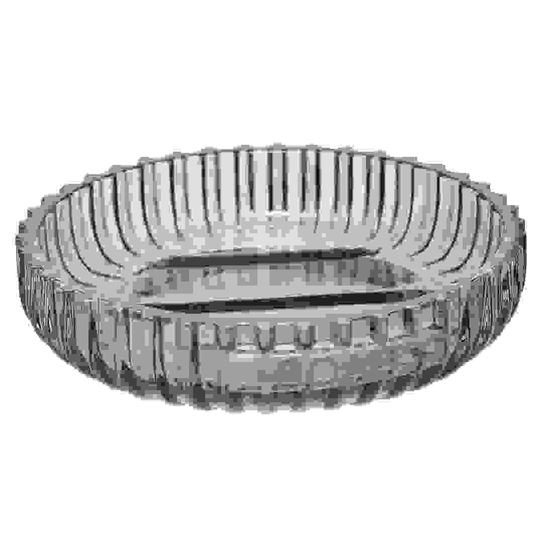 5Five Glass Soap Dish (11 x 2.5 cm, Grey)