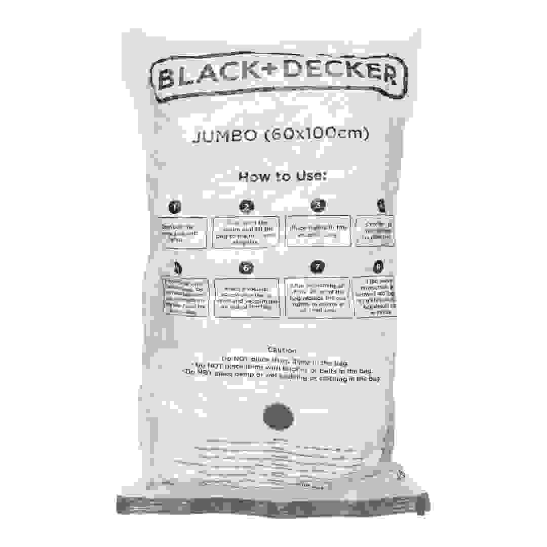 Black+Decker Vacuum Storage Bag (60 x 100 cm, Jumbo)