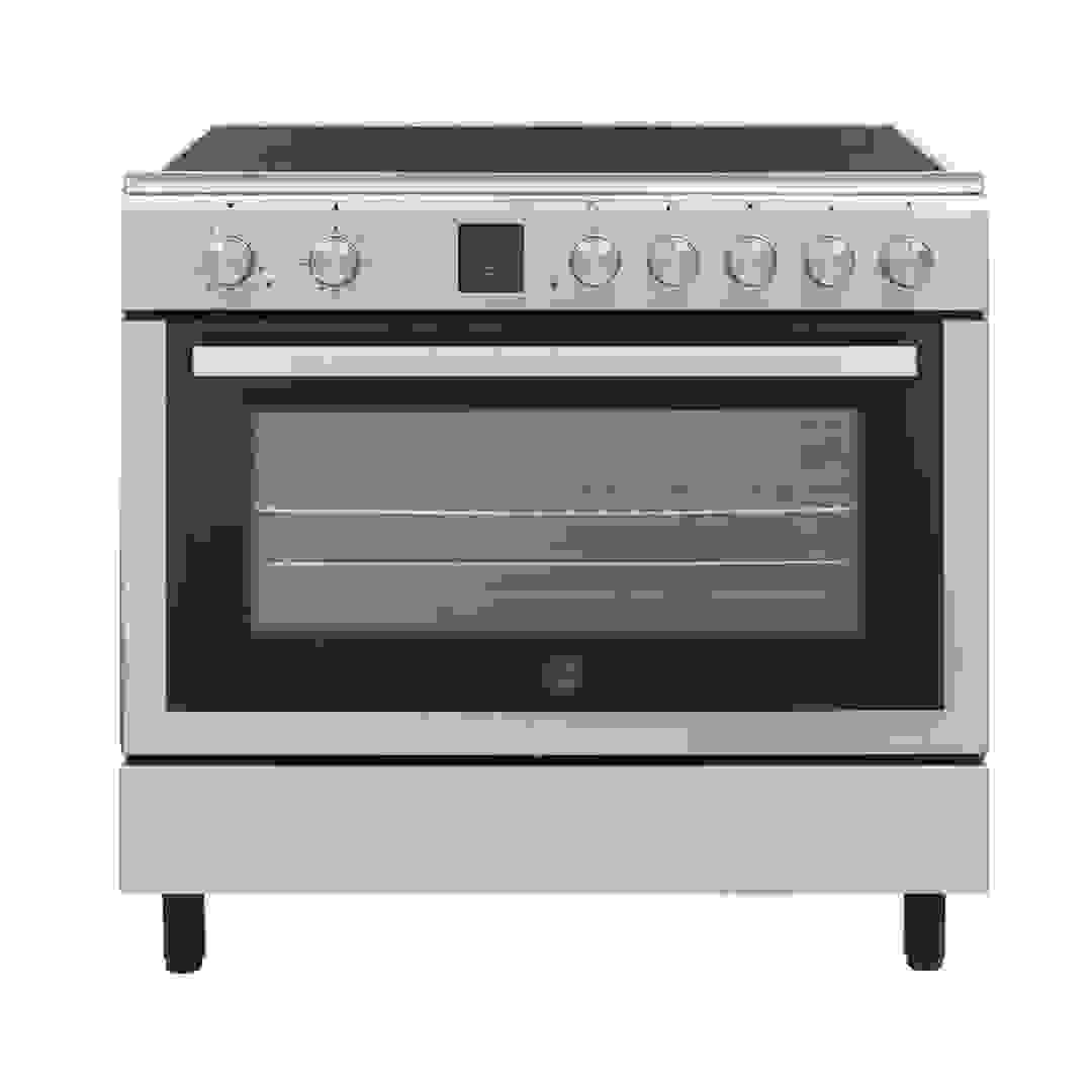 Hoover Freestanding 5 Cooking Zone Fully Electric Ceramic Cooker W/ Multifunction Oven & Grill, HVC-V95E-S (60 x 95 x 90 cm, 112 L)