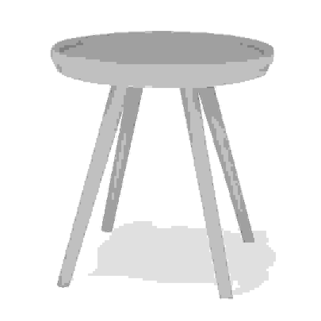 Rio Injected Plastic Side Table (Grey, 50.5 x 52 cm)