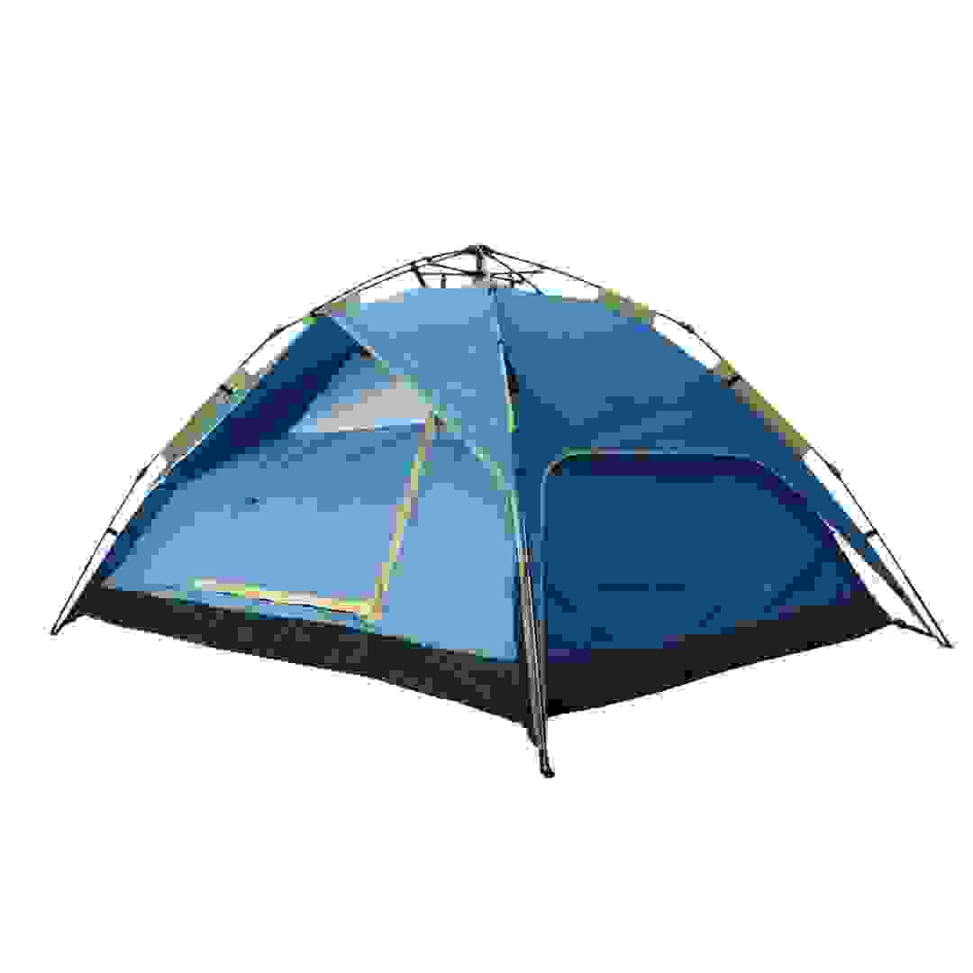 خيمة أوتوماتيكية سعة 4 أشخاص مارلز (أزرق، 2.10 × 2.40 × 1.30 متر)