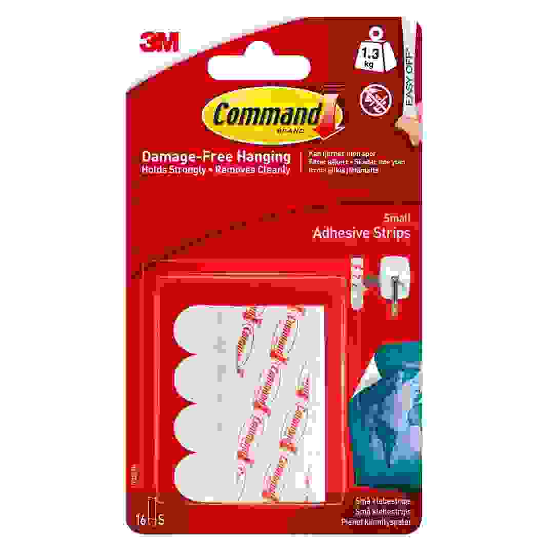 3M Command General Purpose Adhesive Strips Pack (Small, 16 Pc.)
