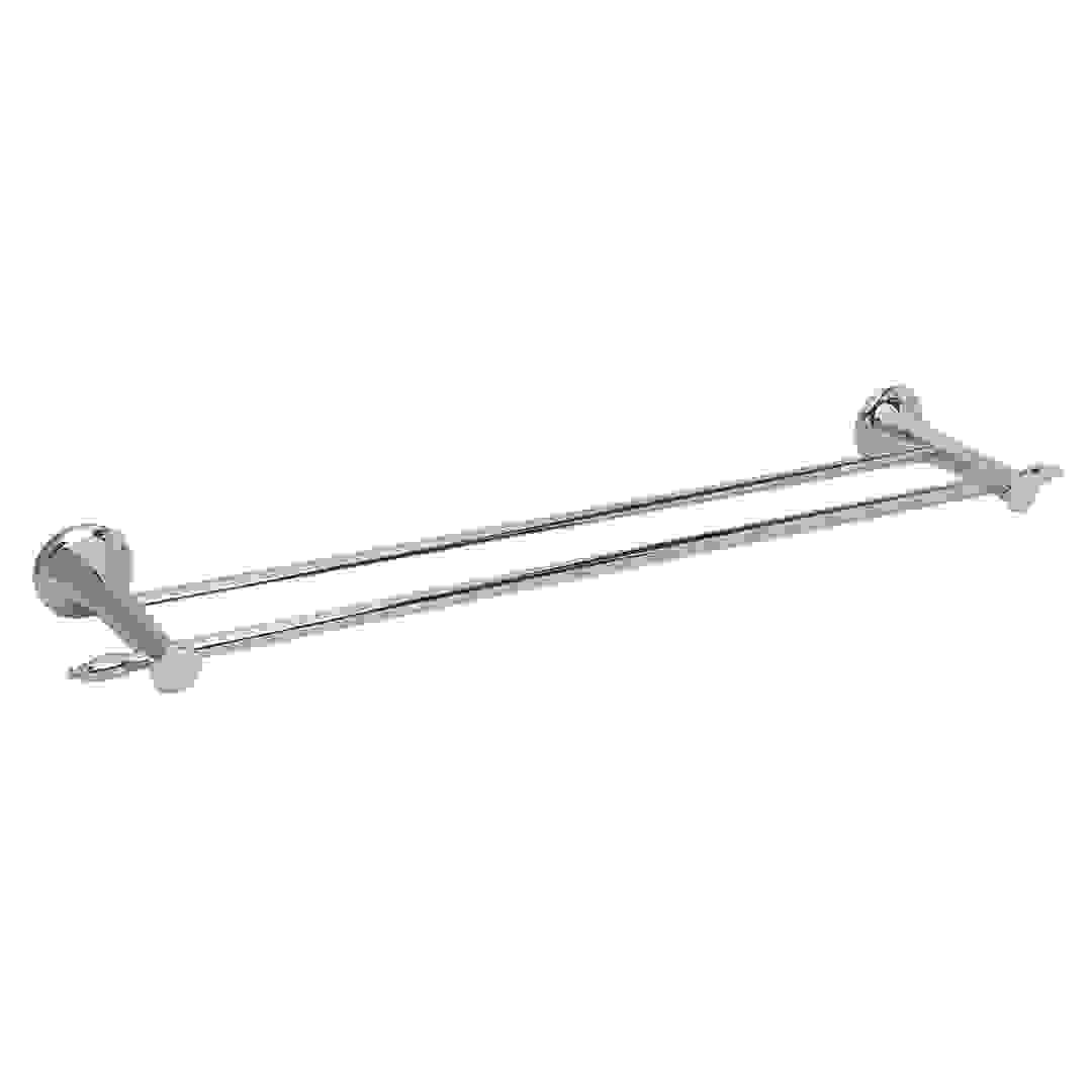 حامل مناشف مزدوج بولد فيكتوريا (64.5 × 13.6 سم، كروم)