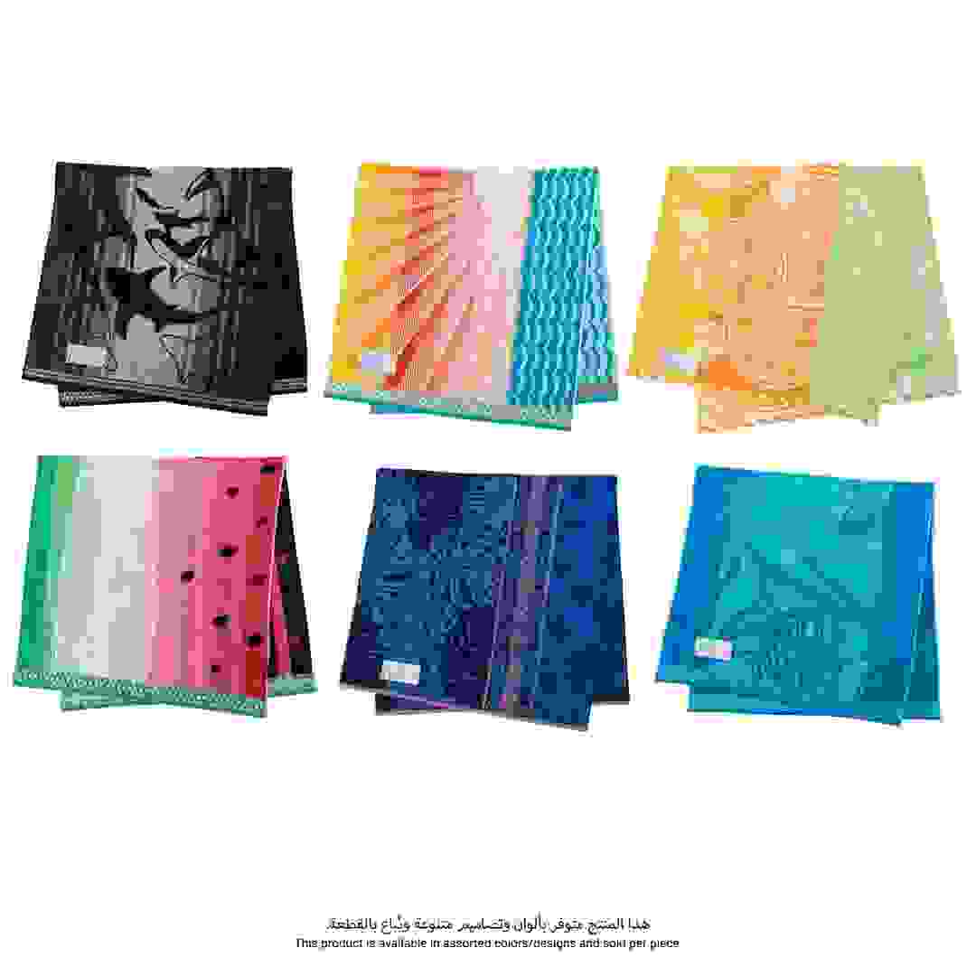 Soft Plus Beach Towel (91 x 183 cm, Assorted Colors/Designs)