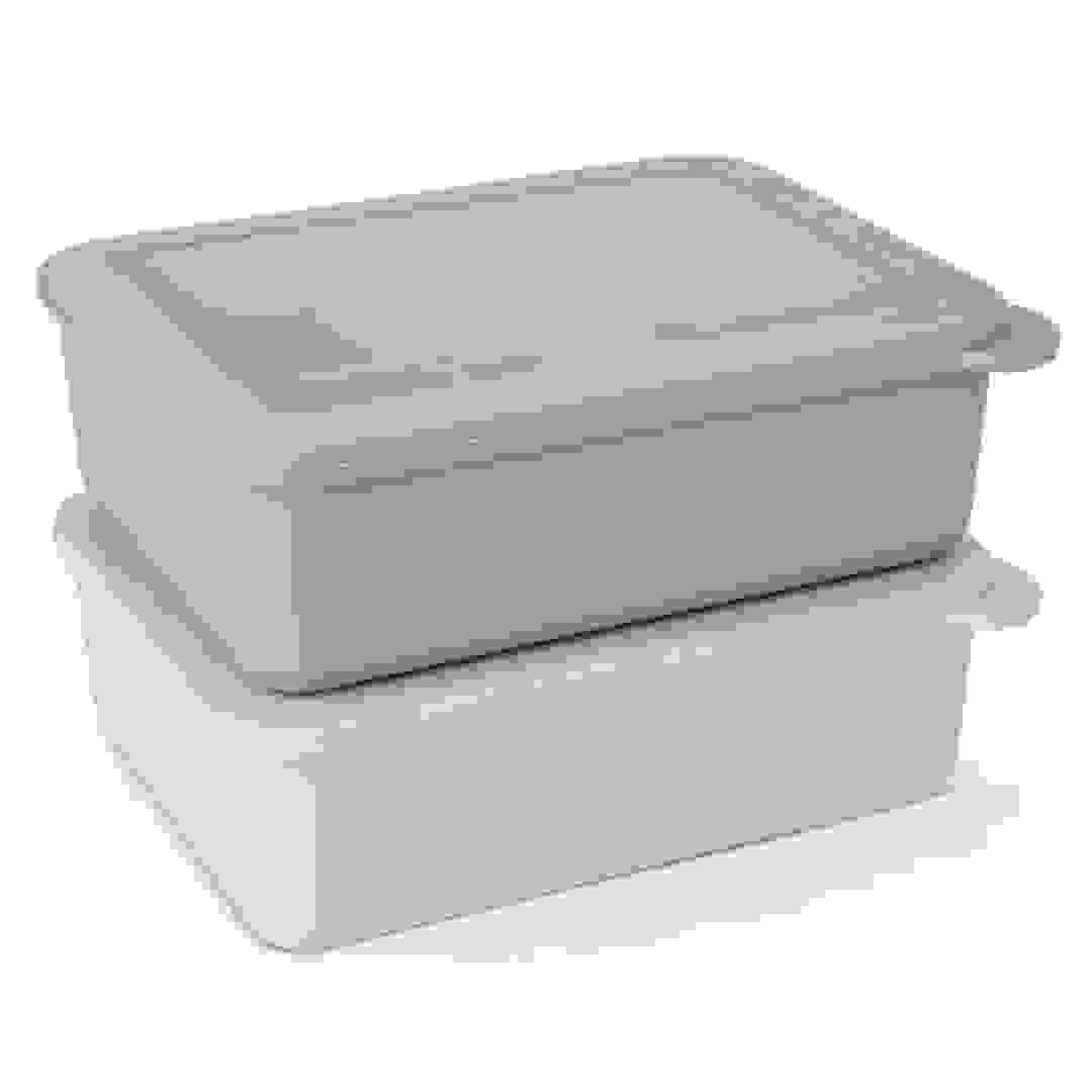 Core Kitchen 3-Compartments Food Container W/Quick Seal Lid Pack (2 Pc.)