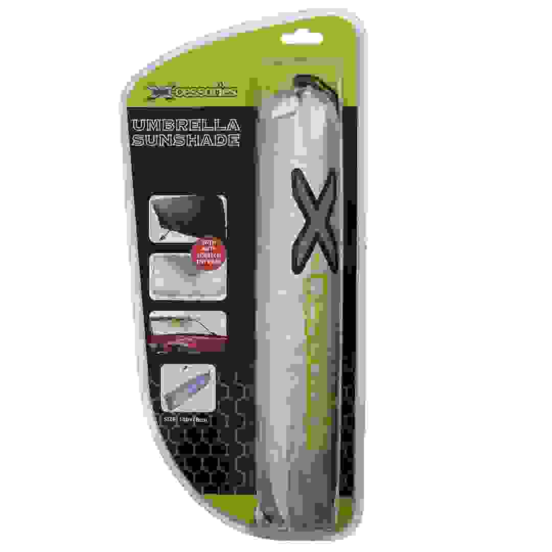 Xcessories Reflective Umbrella Car Sun Shade (Silver)