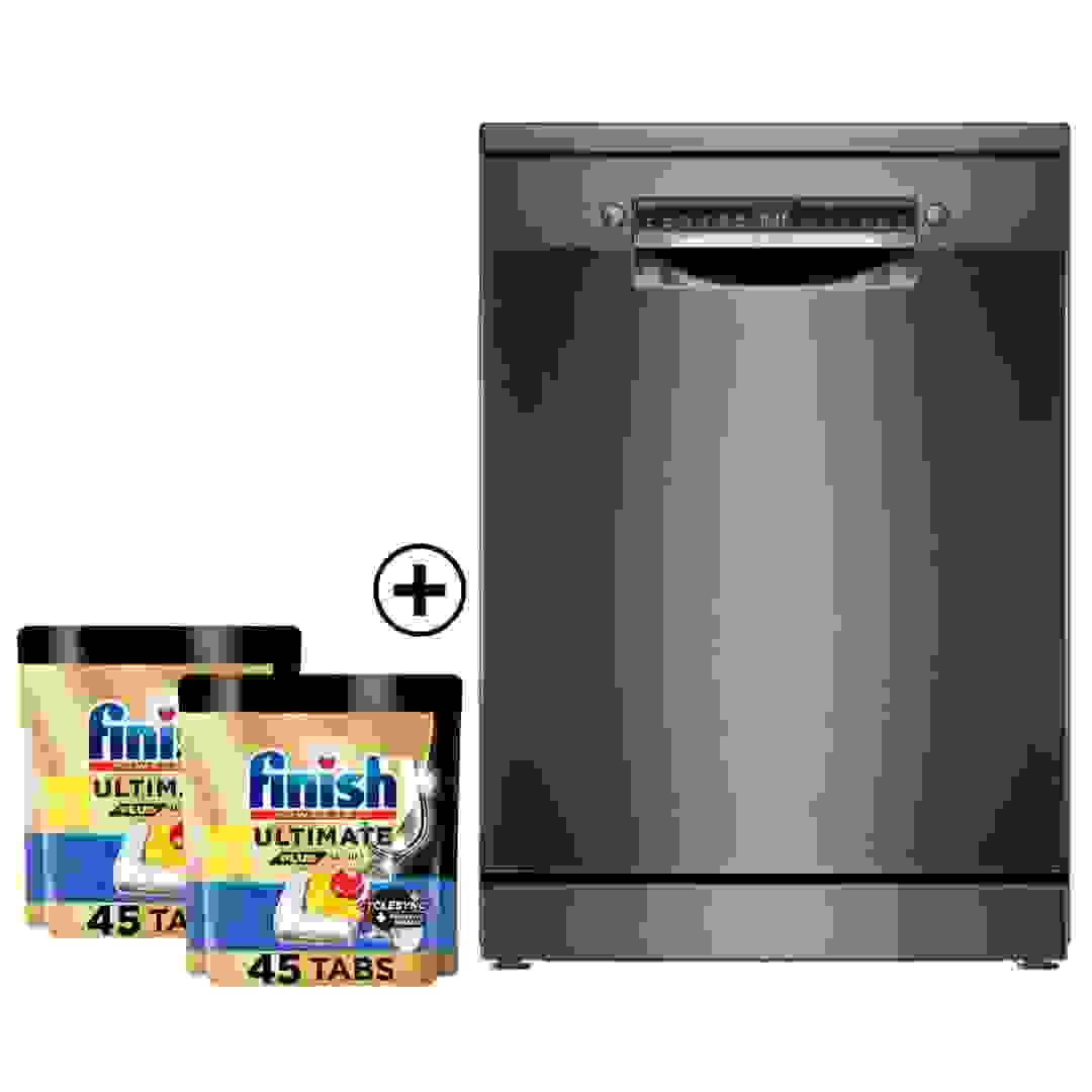 Bosch Series 4 Freestanding Dishwasher, SMS4HMC25M (14 Place Setting)