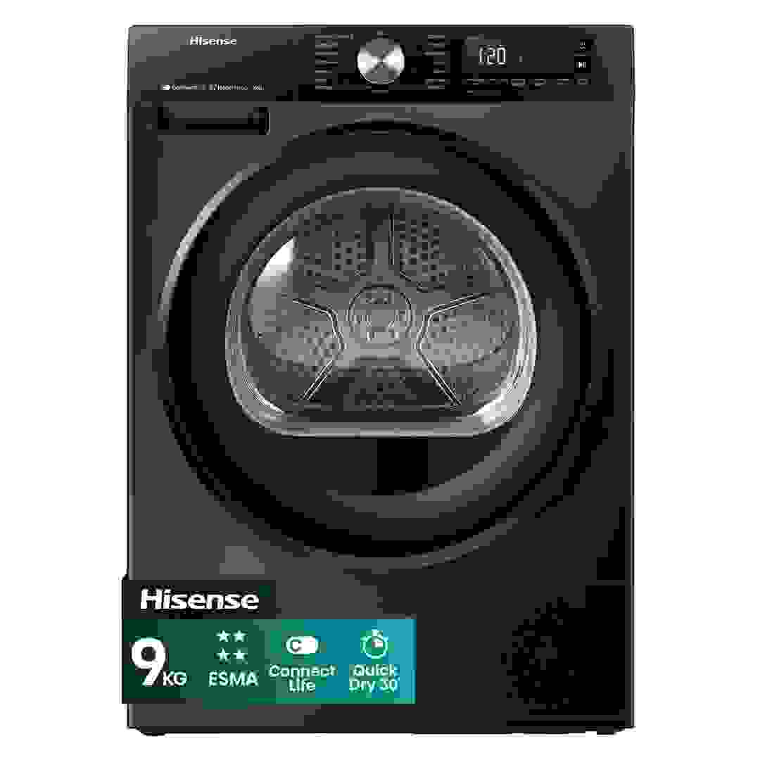 Hisense Freestanding 9 Kg Front Load Heat Pump Dryer, DH3S902BT