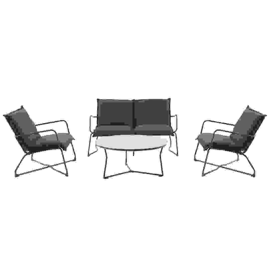 Musica 4-Seater Steel Outdoor Sofa Set (71 x 142.5 x 78.5 cm)