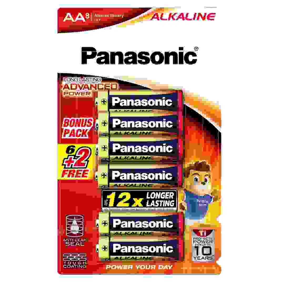 Panasonic AA Alkaline Batteries Pack (8 Pc.)