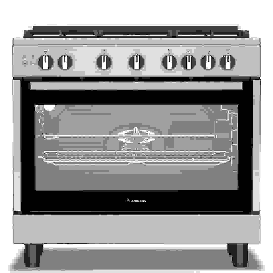 Ariston 5-Burner Freestanding Gas Cooker W/Oven, ARR9GGF22125XME (90 x 60 x 90 cm)