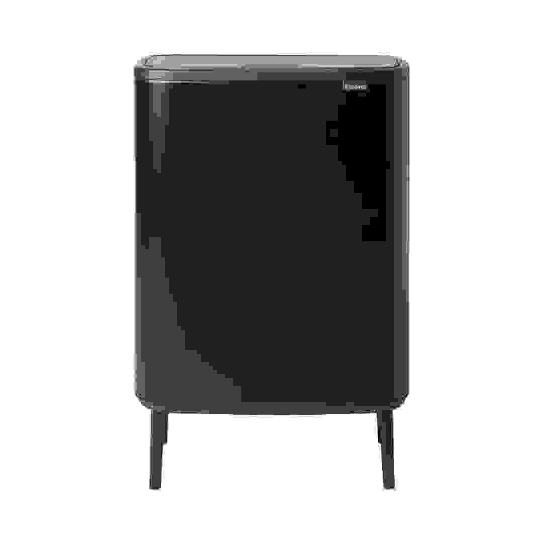 Brabantia Stainless Steel Bo Touch Bin Hi (31.2 x 54.5 x 81.5 cm, 60 L, Matt Black)