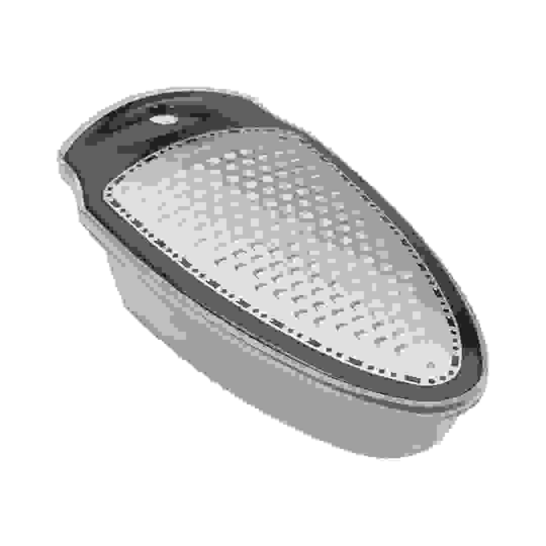 Metaltex Stainless Steel Grater W/Container (20 cm, Silver)
