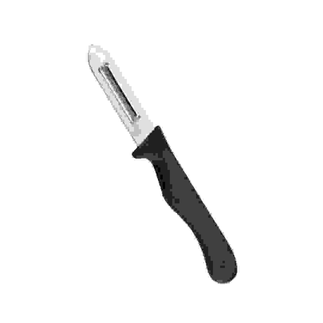 Metaltex Stainless Steel Basic Multi-Purpose Peeler (17 cm, Black)
