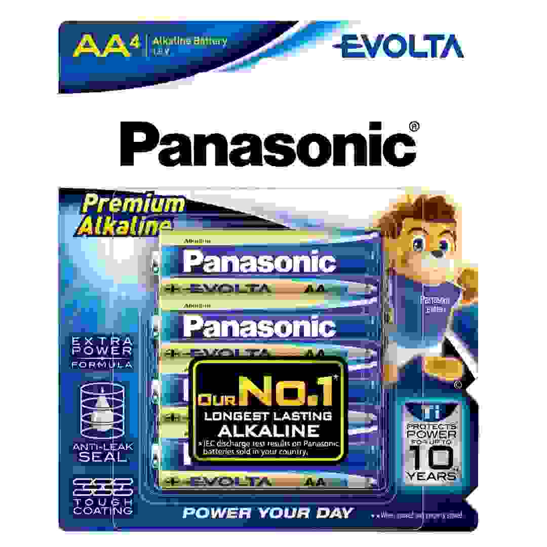 Panasonic AA Evolta Premium Batteries Pak (4 Pc.)