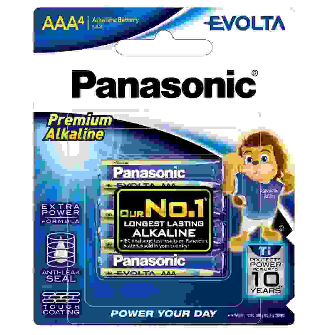Panasonic AAA Evolta Premium Batteries Pak (4 Pc.)