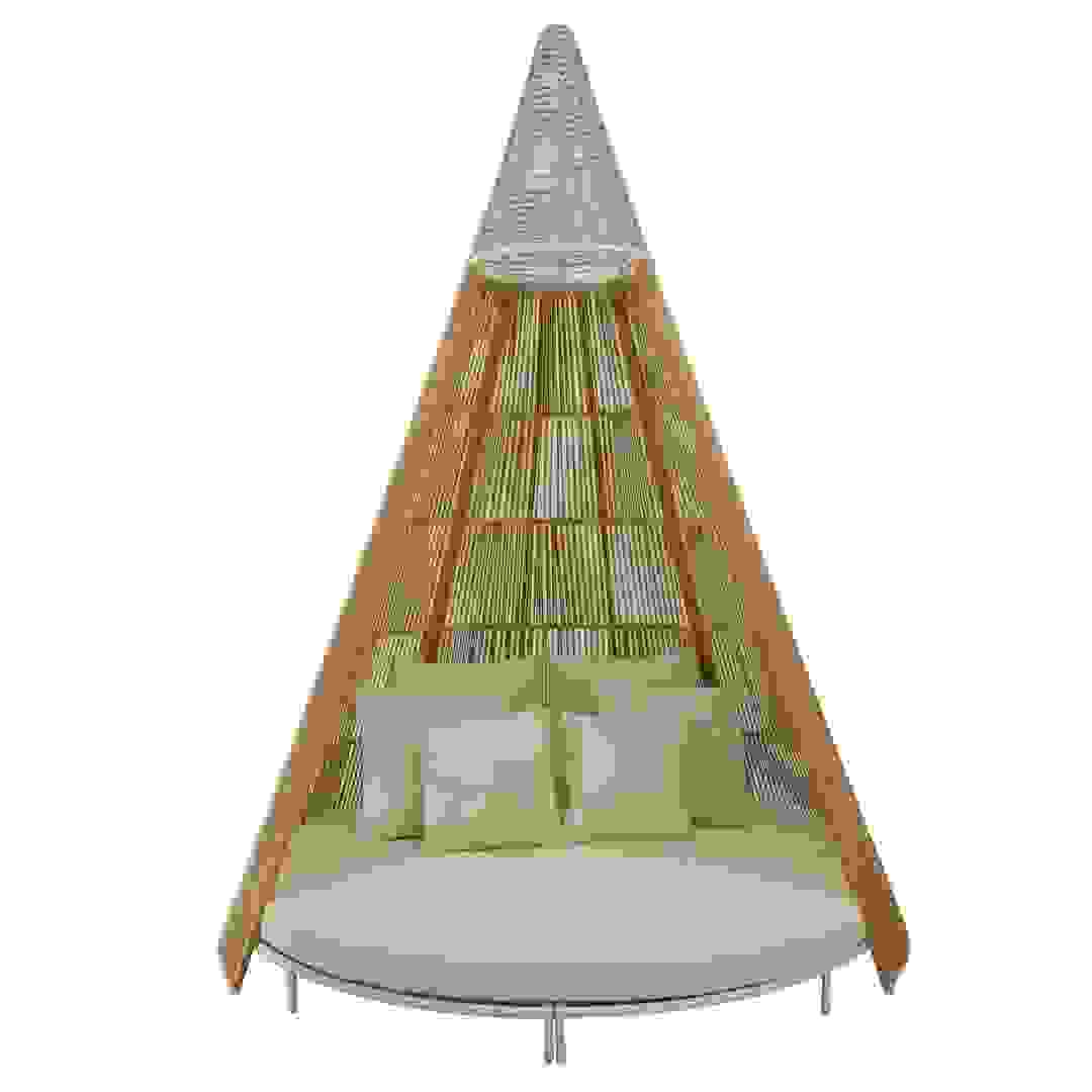 Havana Large Round Wicker Bed (205 x 211.5 x 301 cm)