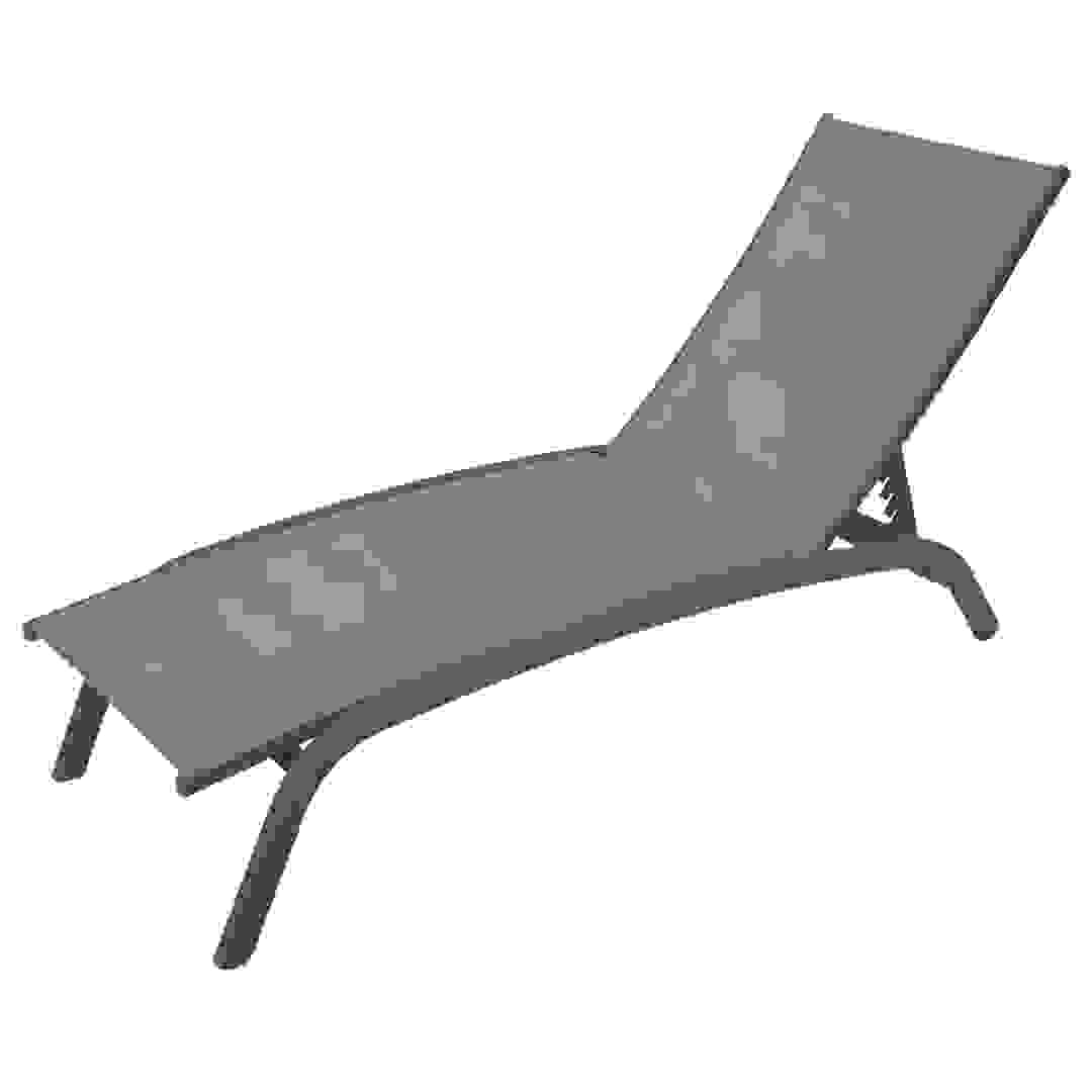 Hesperide Bonao Aluminum Sun Lounger (171 x 64 x 84.5 cm, Green)