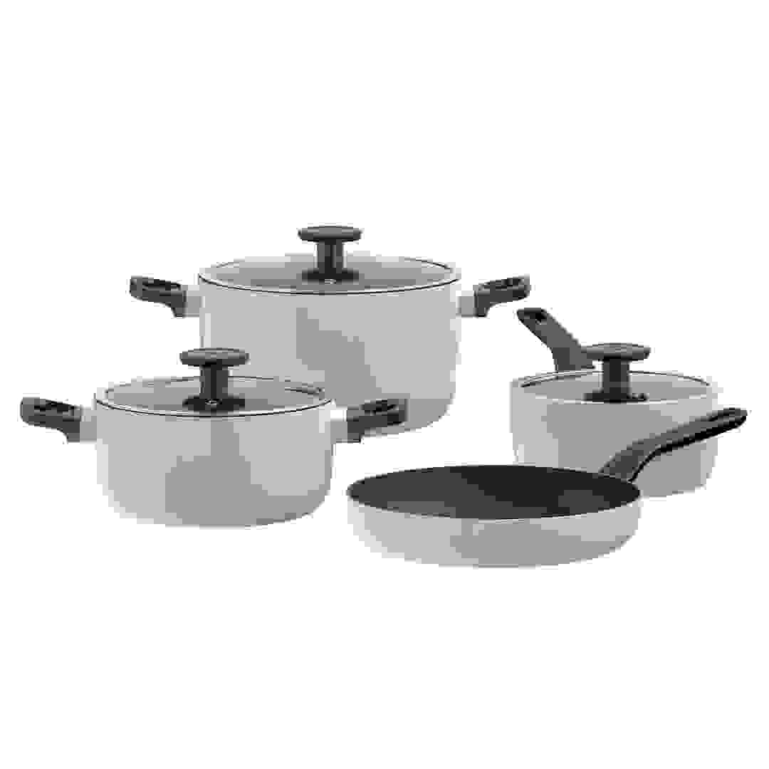 Berghoff Glints Slate Non-Stick Cookware Set (24 cm, Green, 7 Pc.)