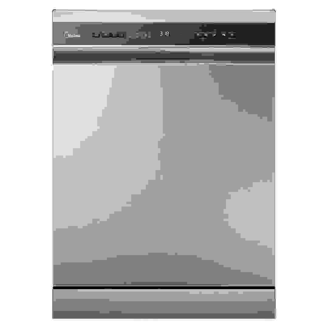 Midea 9 Program Freestanding Dishwasher, WQP15-W7633DSS (15 Place Setting)