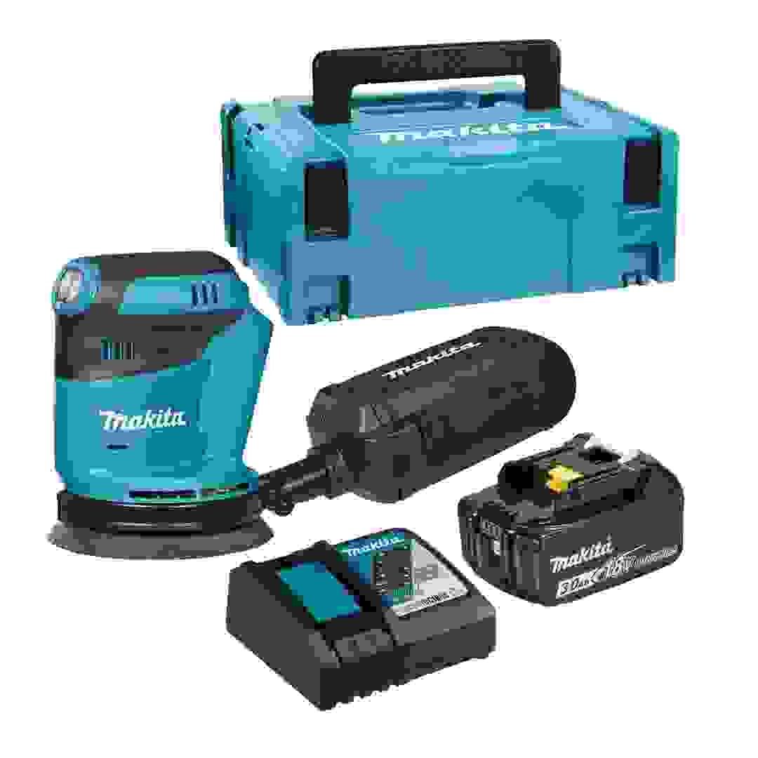 Makita Orbit Cordless Sander W/Battery & Charger, DBO180RF1J (18 V)