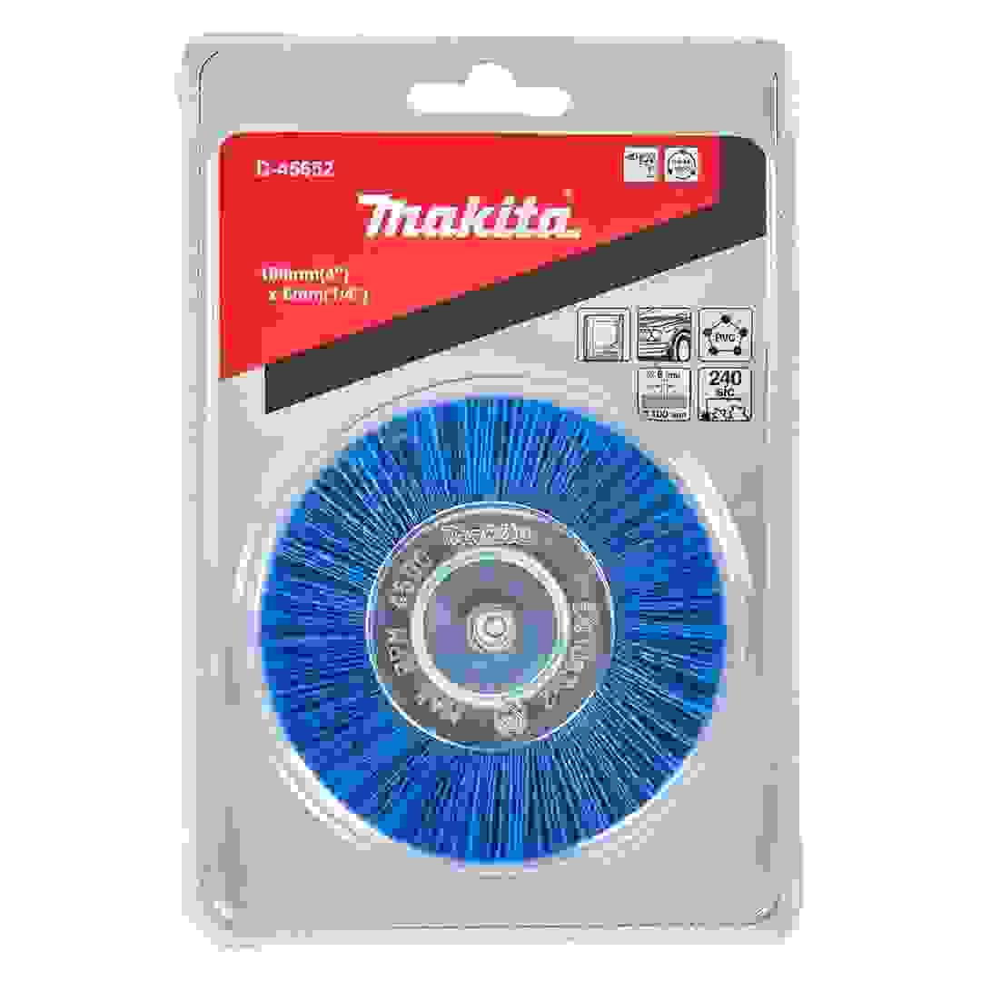 Makita Nylon Brush Wheel For Drill, D-45652 (10 cm)