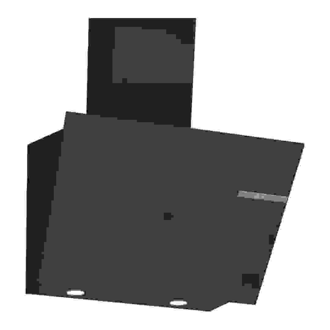 Bosch Series 6 Wall-Mounted Inclined Chimney Hood, DWK67PJ60M (Black, 39 x 59.6 x 40 cm)