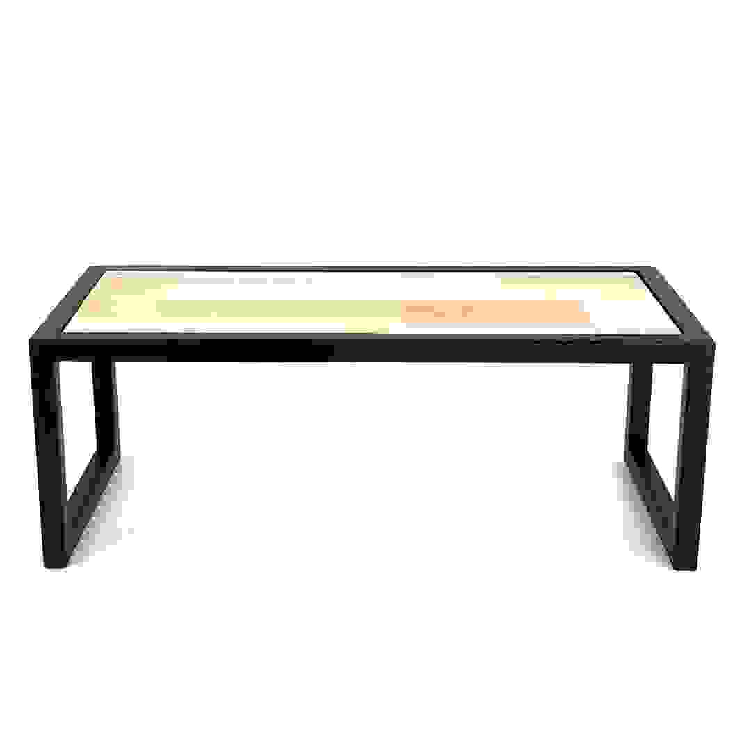 Living Accents Rectangular Metal Riser W/Wooden Board (42 cm)