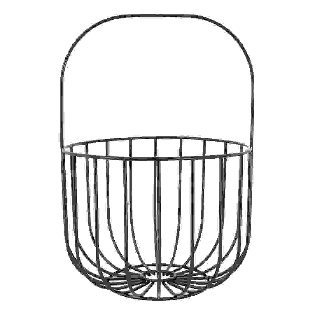 Living Accents Storage Basket W/Handle, YS-20859P