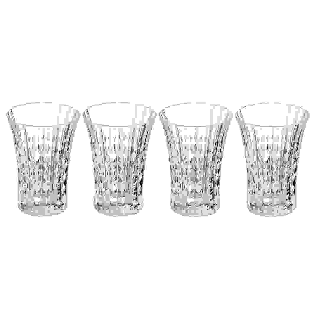 Cristal d'Arques Lady Diamond Tumbler Glass Cup Set (360 ml, 4 Pc.)