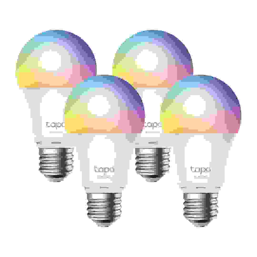 Tapo Smart Wi-Fi Light Bulb Pack, L530E (Multicolor, 4 Pc.)