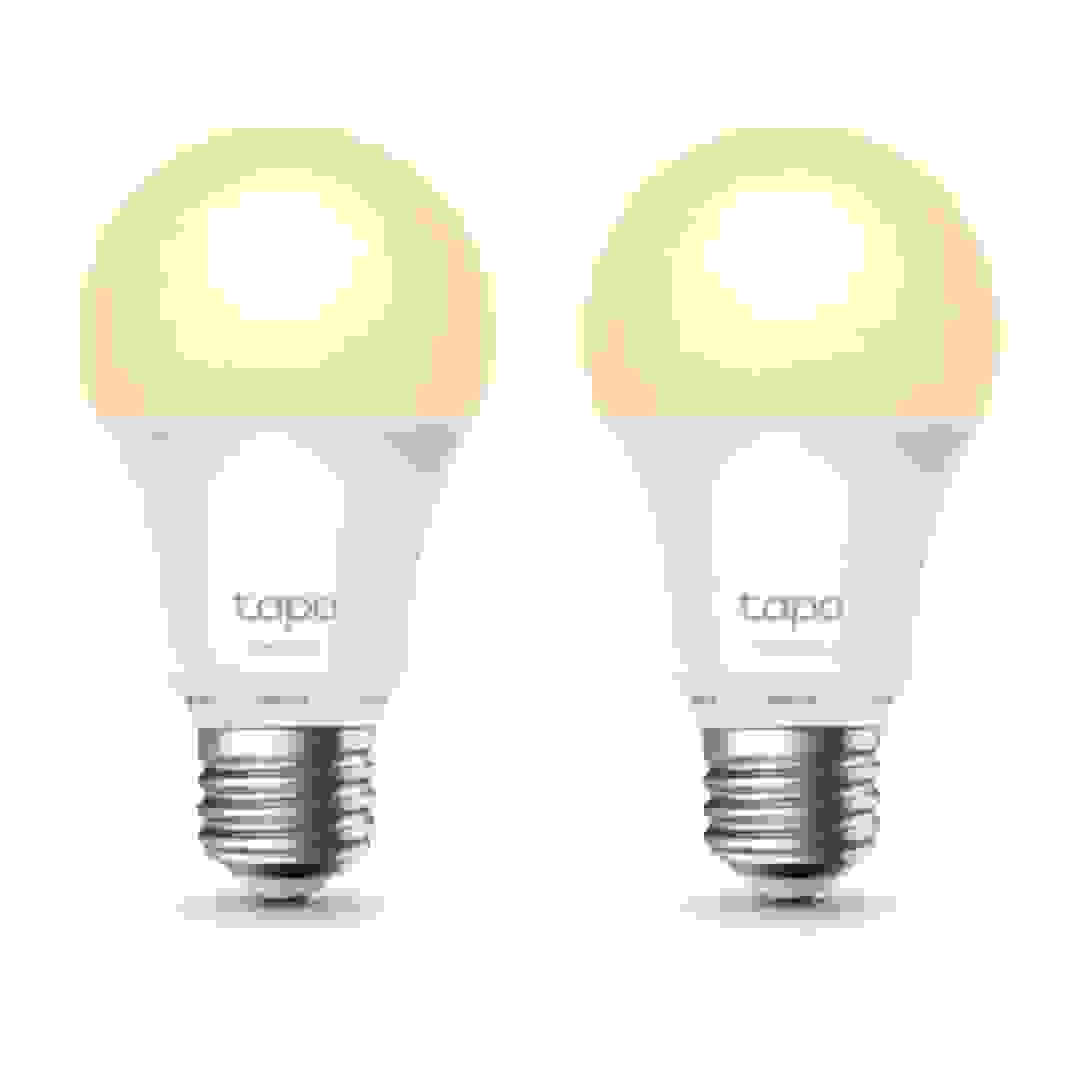 Tapo Smart Wi-Fi Dimmable Light Bulb, L510E (Yellow, 2 Pc.)