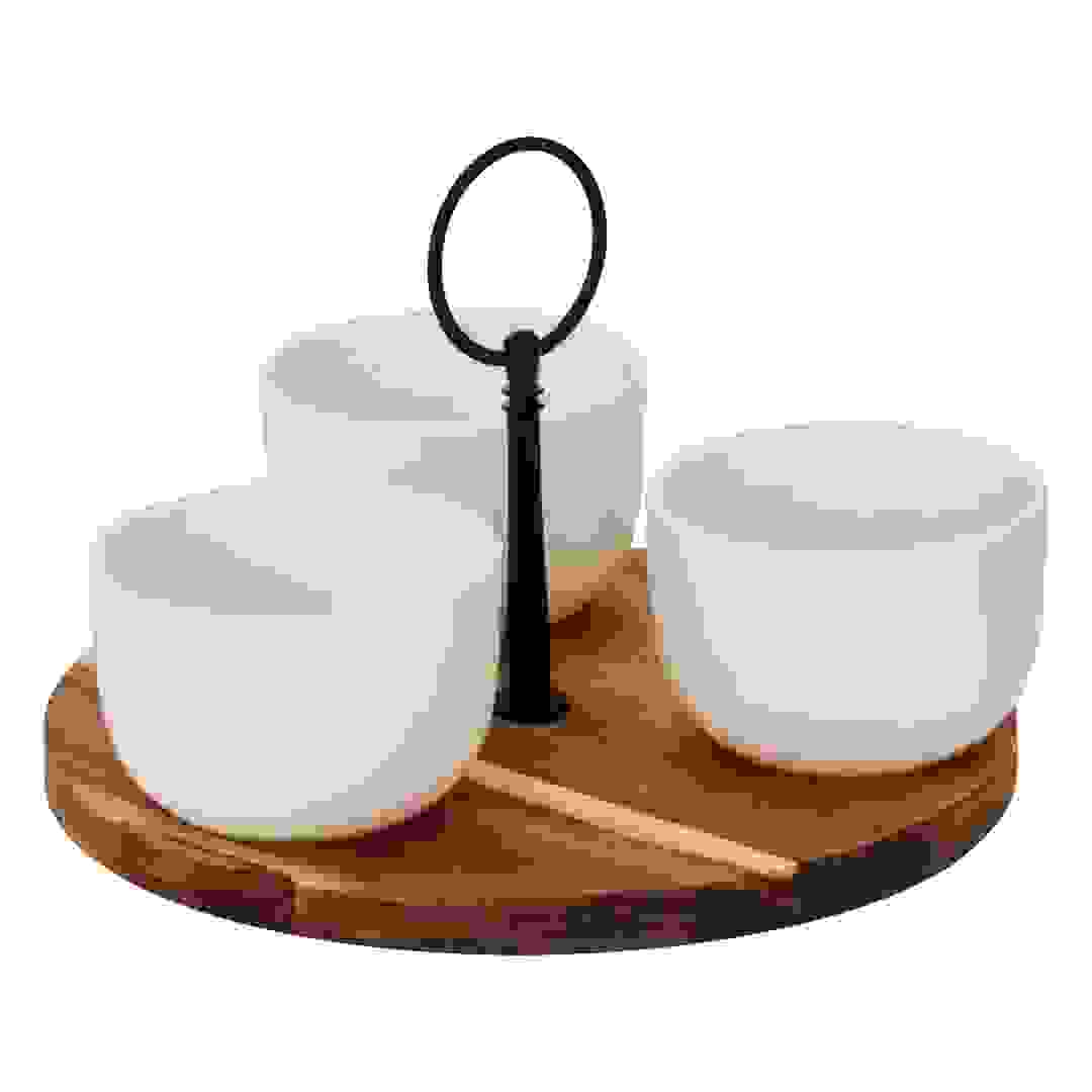 طقم أواني مقبلات أكاسيا إس جي إليجانس (4 قطع)