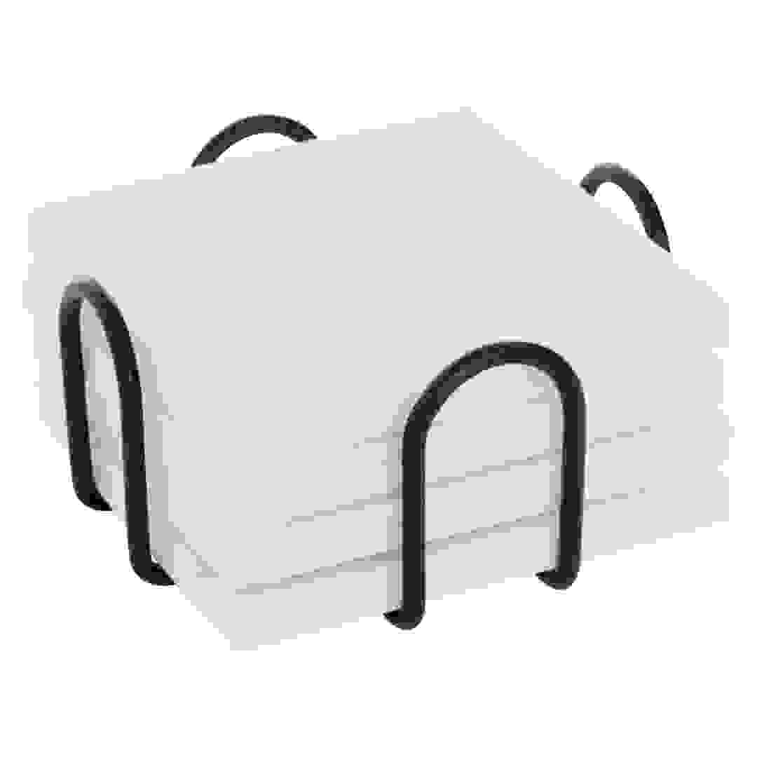 طقم قواعد أكواب رخامية إس جي (4 قطع، ألوان متنوعة)