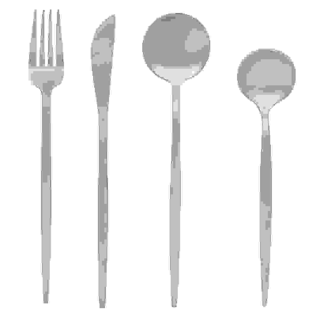 طقم أدوات مائدة ستانلس ستيل إس جي سكاي لونج (24 قطعة)