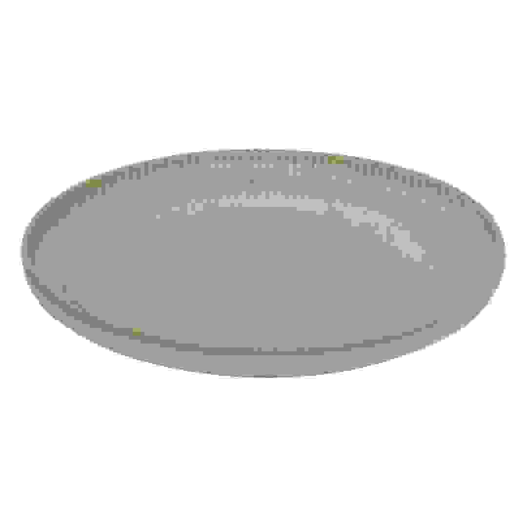 طبق طعام مسطح خزف حجري إس جي كلوي (موكا، 26.8 سم)