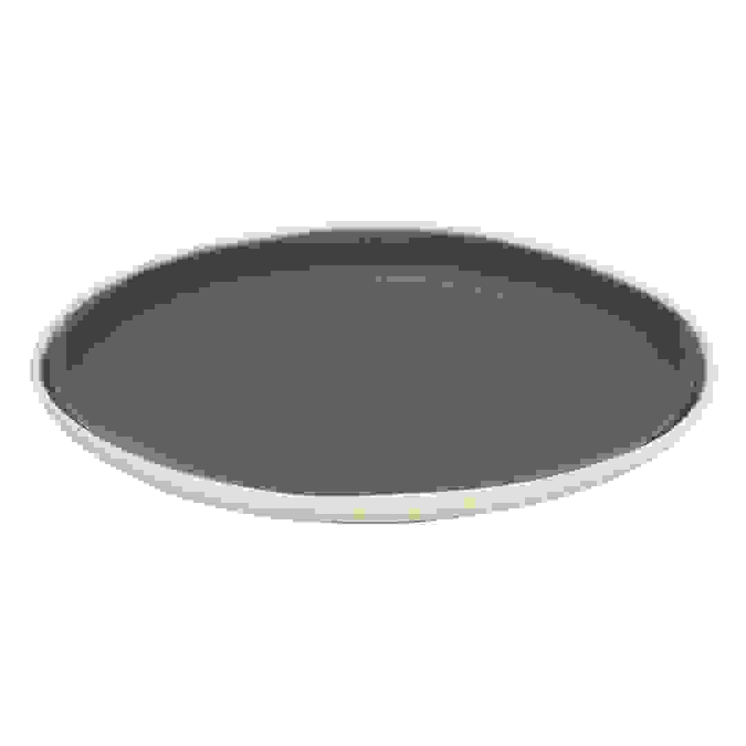 طبق طعام مسطح خزف حجري إس جي ونجا (أخضر، 27 سم)