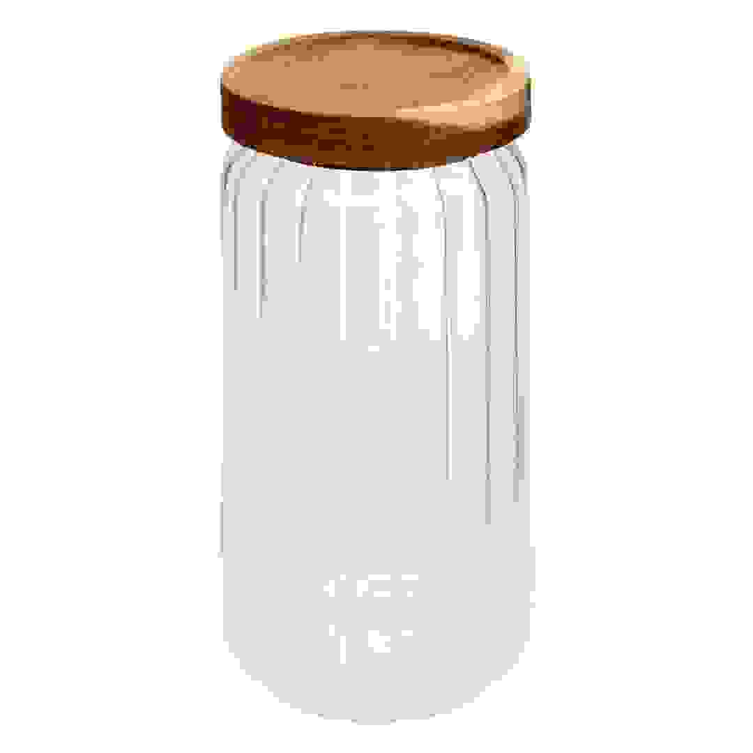 5Five Harmony Glass Jar with Acacia Lid (1 L)