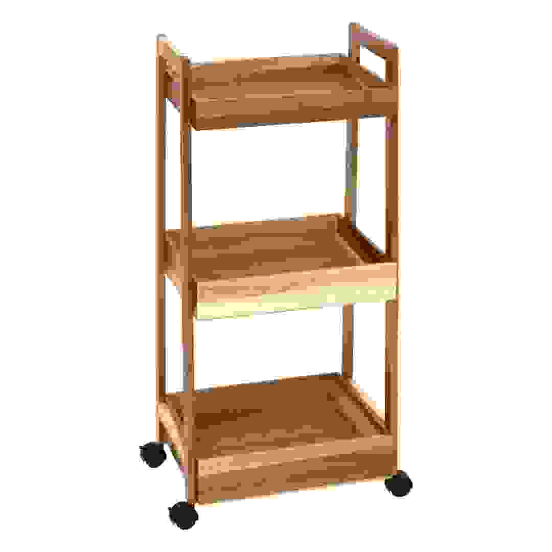 5Five Acacia 3-Tier Trolley (40 x 30.5 x 84.5 cm)