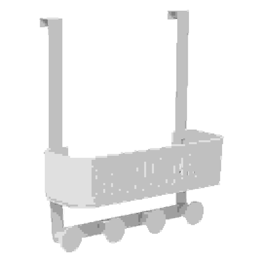 5Five Easy Bath 1-Level Shower Trolley with Hooks (30 x 11.5 x 33.8 cm)