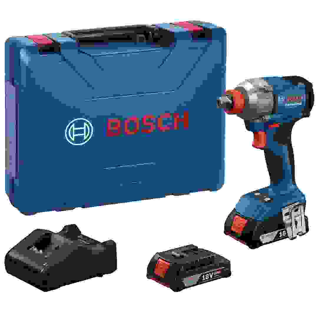 Bosch Cordeless Impact Wrench W/Battery & Charger, GDX 18V-285 (18 V)