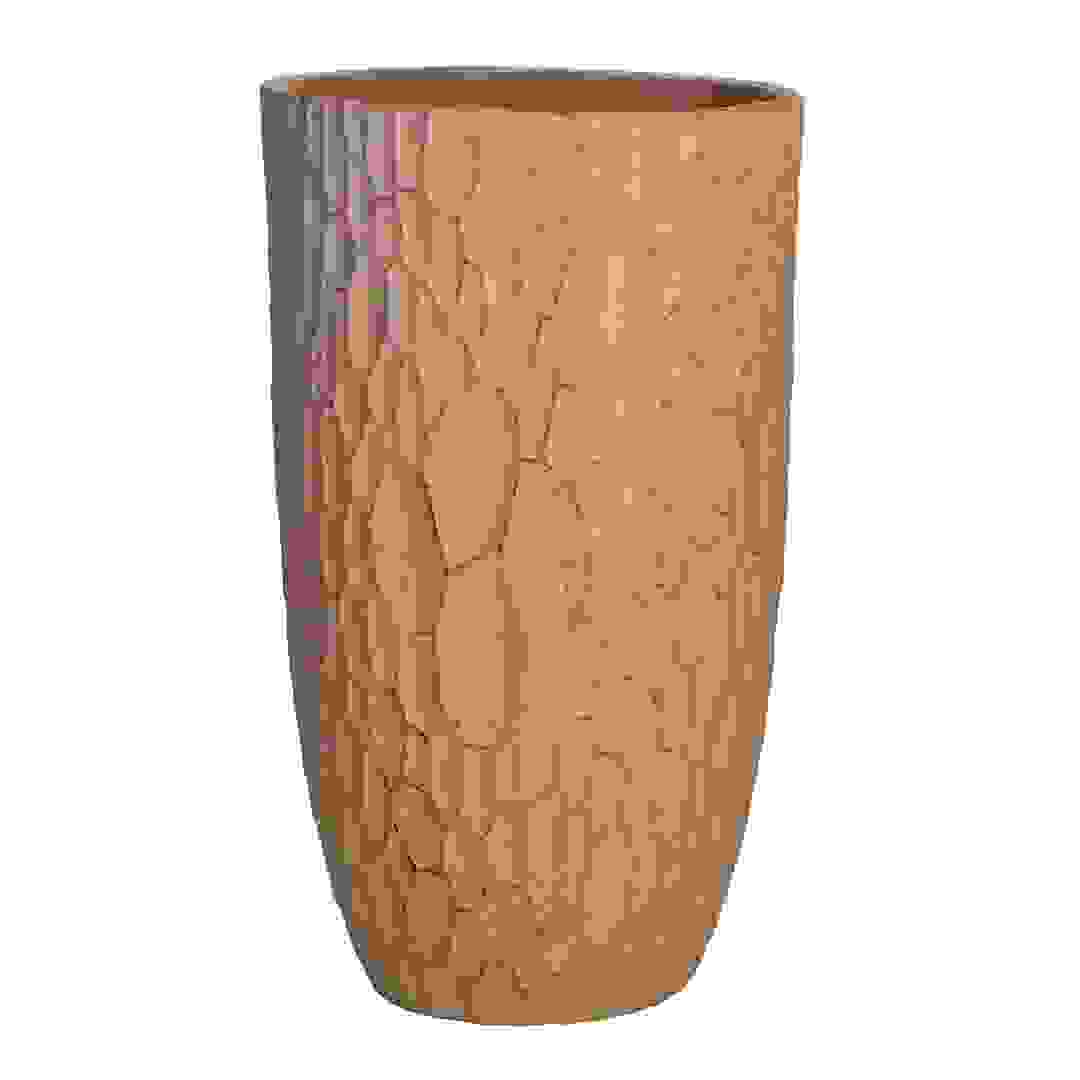 Lavender Fiber Clay Pot (42 cm, Yellow)