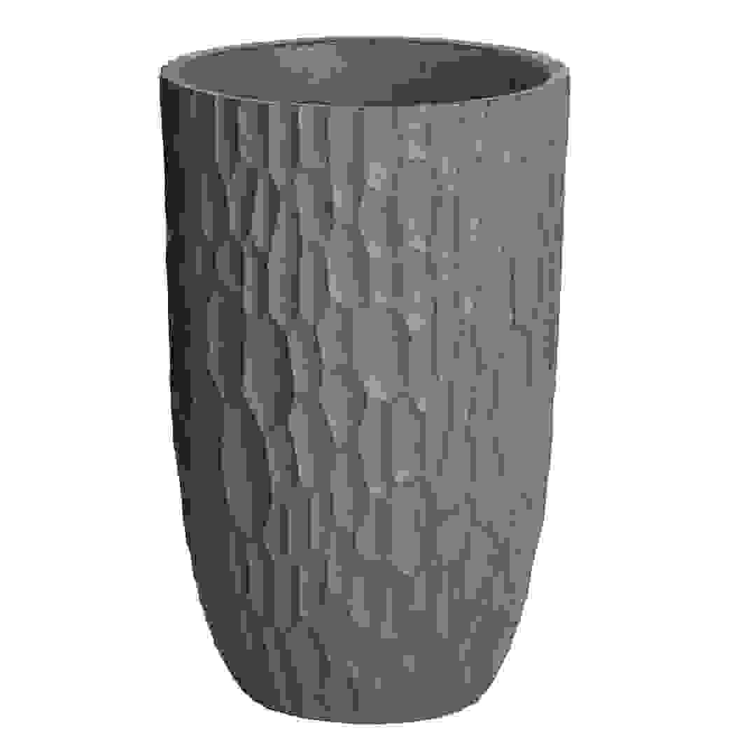 Lavender Fiber Clay Pot (30 cm, Grey)