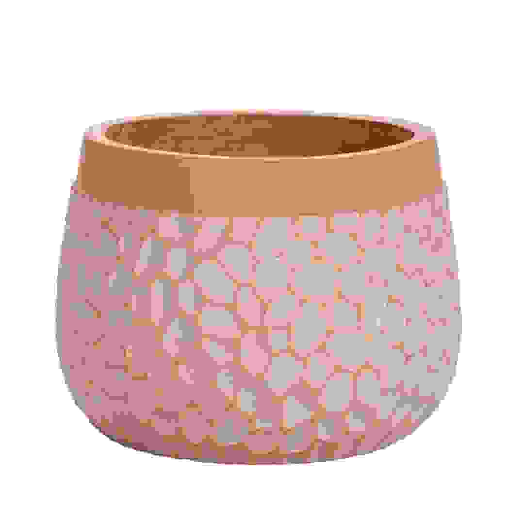 Lavender Fiber Clay Pot (34.5 cm, Coffee)