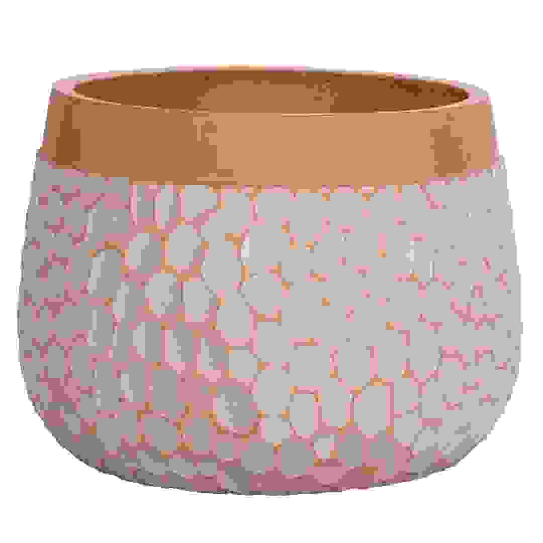 Lavender Fiber Clay Pot (46 cm, Coffee)