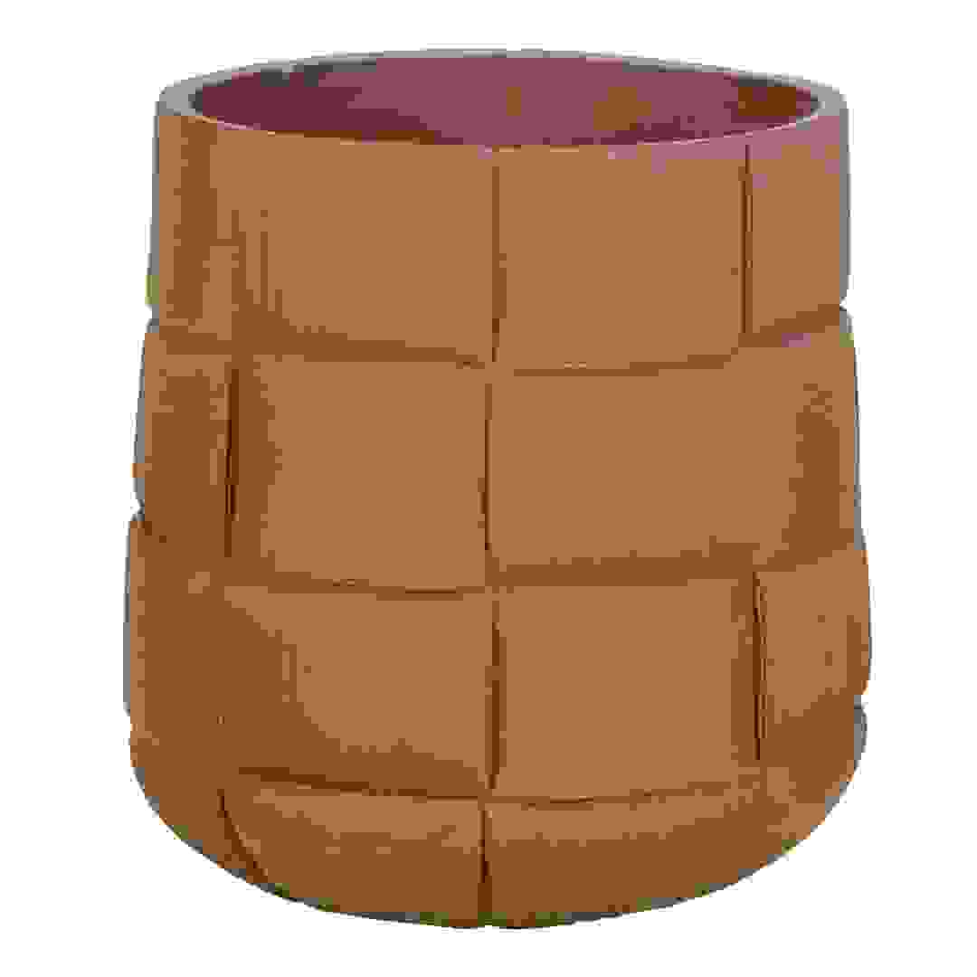 Lavender Fiber Clay Pot (47 cm, Brown)