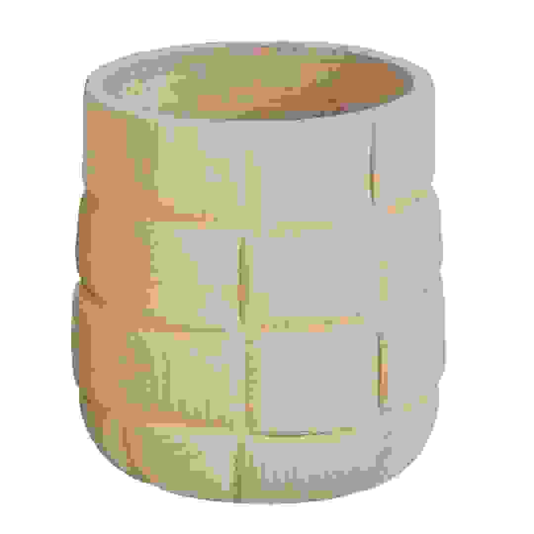 Lavender Fiber Clay Pot (28 cm, Brown)