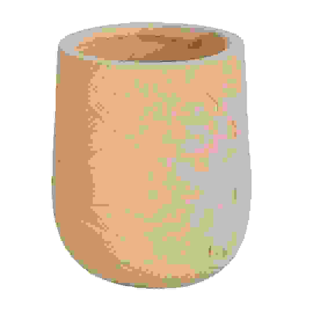 Lavender Fiber Clay Pot (28 cm, Beige)