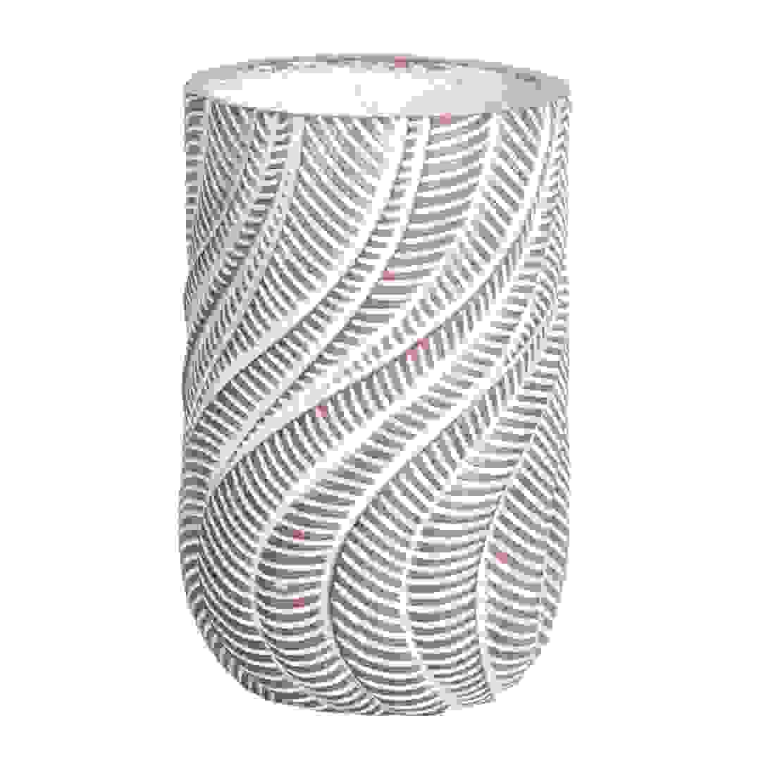 Lavender Fiber Clay Pot (21.5 cm, Ash Brown)