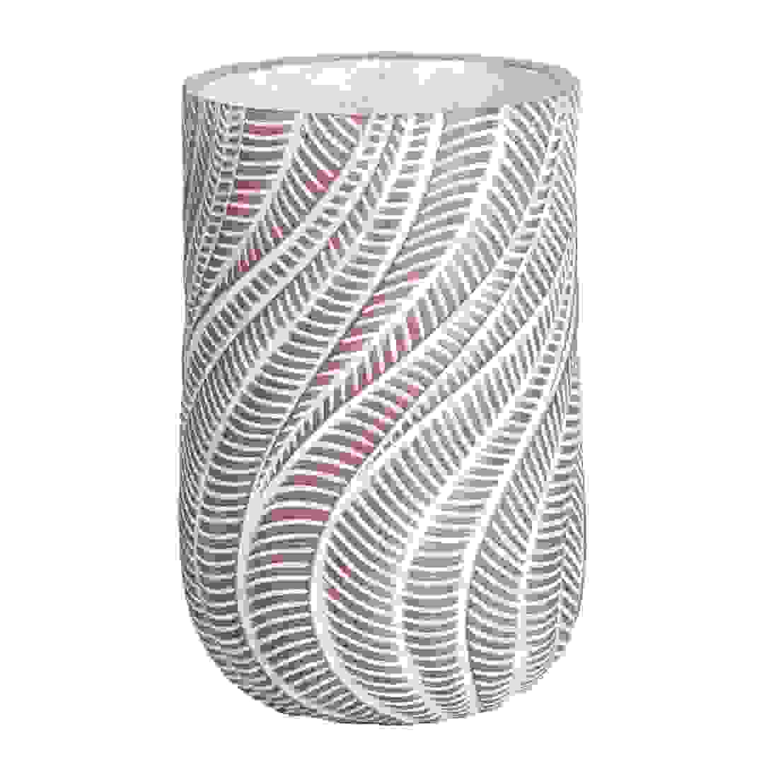 Lavender Fiber Clay Pot (29 cm, Ash Brown)